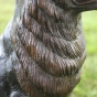 Bronzeskulptur "Schäferhund Rex"