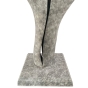 Bronzeskulptur "Abstraktes Liebespaar Harmonie" - Sonderedition Kristallgrau