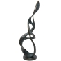 Bronzeskulptur "Die Helix-Leiter" - abstrakt