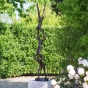 Bronze Skulptur von Artisten im Garten