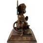 Bronzeskulptur "Hanuman, loyaler Affengott"