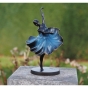 Bronzeskulptur "Ballerina in der Pirouette"