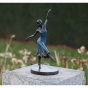 Bronzeskulptur "Ballerina im Ausfallschritt"