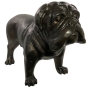 Bronzeskulptur "Hund - Englische Bulldogge"