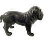 Bronzeskulptur "Hund - Englische Bulldogge"