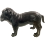 Bronzeskulptur "Hund - Englische Bulldogge"