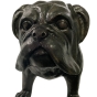 Bronzeskulptur "Hund - Englische Bulldogge"