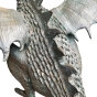 Bronzeskulptur "Drache Farina auf Kugel" als Wasserspeier