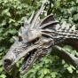 Bronzeskulptur "Drache Farina" als Wasserspeier