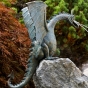 Bronzeskulptur "Drachenvogel Saphira" als Wasserspeier