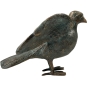 Bronzeskulptur "Taube mit offenen Flügeln"