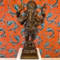 Frontansicht der Bronzeskulptur "Ganesha (Stehend)"