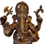 Nahansicht der Bronzeskulptur "Ganesha (Stehend)"