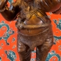 Nahansicht der Bronzeskulptur "Ganesha (Stehend)"