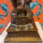 Nahansicht der Bronzeskulptur "Ganesha (Stehend)"