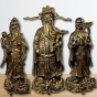 Beispielansicht der Bronzeskulpturen "Fu, Lu und Shou"
