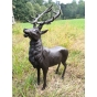 Bronzeskulptur "Kleiner Hirsch"