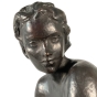 Bronzeskulptur "Hockende" von Fritz Klimsch