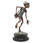 Bronzeskulptur "Säender Kobold"