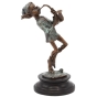 Bronzeskulptur "Kobold mit Saxophon"
