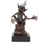 Bronzeskulptur "Sitzender Kobold"