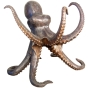 Bronzefigur "Riesenkrake in Angriffshaltung"