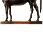 Bronzeskulptur "Pferd - Tempelhüter" von Reinhold Kübart