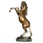 Bronzeskulptur "Steigende Pferde" im 2er-Set