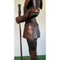 Bronzeskulptur "Ritter mit Schwert"