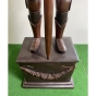 Bronzeskulptur "Ritter mit Schwert"