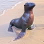 Bronzeskulptur - Robbe "Antje"