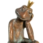 Rottenecker Bronzeskulptur "Froschkönig Borris" als Wasserspeier