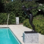 Bronzefigur "Schwimmer David