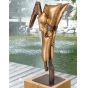 Beispiel Rückansicht der Bronzefigur "La Charme Angélique"
