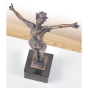 Ansicht der Bronzefigur "Freie Balance" von oben