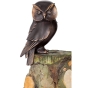 Edition Strassacker Bronzeskulptur "Käuzchen"