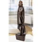 Beispielansicht der Bronzeskulptur "Mensch mit Mantel"