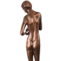 Rückansicht der Bronzefigur "Hinwendung"