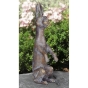 Beispielansicht der Bronzefigur "Hase"