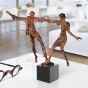 Beispielansicht der Bronzefigur "Liebespaarbalance"