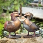 Edition Strassacker Bronzeskulptur "Mandarin-Ente"