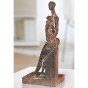 Beispielansicht der Bronzeskulptur "Evas Rast im Schnee"