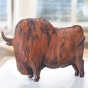 Beispiel Rückansicht der Bronzefigur "Großer Stier"