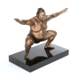 Edition Strassacker Bronzeskulptur "Sumo" von Jamie Salmon - limitiert auf 14 Stück