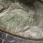 Signatur der Bronzeskulptur "Fasanenpaar" von Otto Poertzel