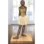 Beispiel Frontansicht der Bronzeskulptur "Vierzehnjährige Tänzerin"