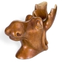 Bronzeskulptur "Elchbulle" von Jagna Weber