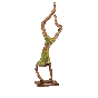 Bronzeskulptur "Handstand" von Kurtfritz Handel