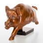 Bronzeskulptur "Porco" von Jagna Weber