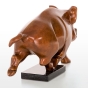 Bronzeskulptur "Porco" von Jagna Weber